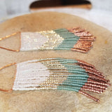 Silver Creek Beaded Fringe Earrings