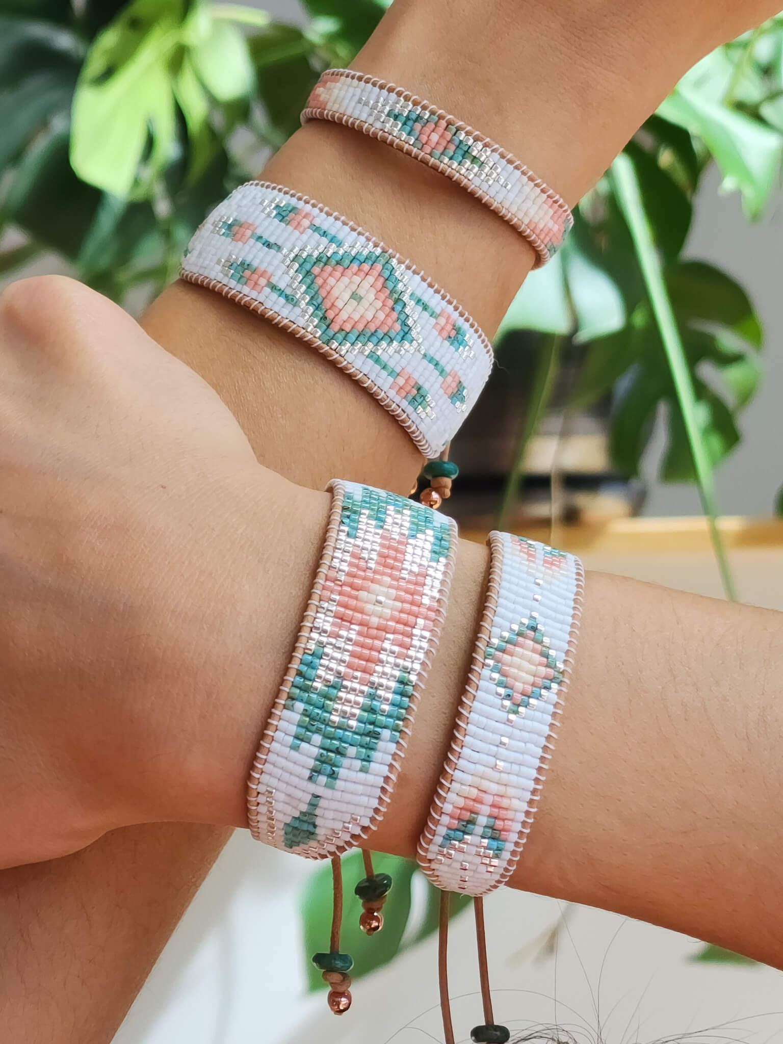 Buy Colorful Geometric Bracelets for Women Girls Copper Jewelry Handmade  Native American Design DiamondElaborate at Amazonin