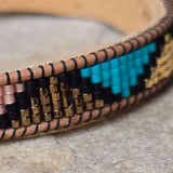 Echoed Truth Trinity Turquoise Small Beaded Cuff Bracelet