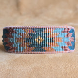 Emerald Earth | Warrior | Large Beaded Cuff Bracelet