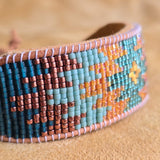 Emerald Earth | Warrior | Large Beaded Cuff Bracelet