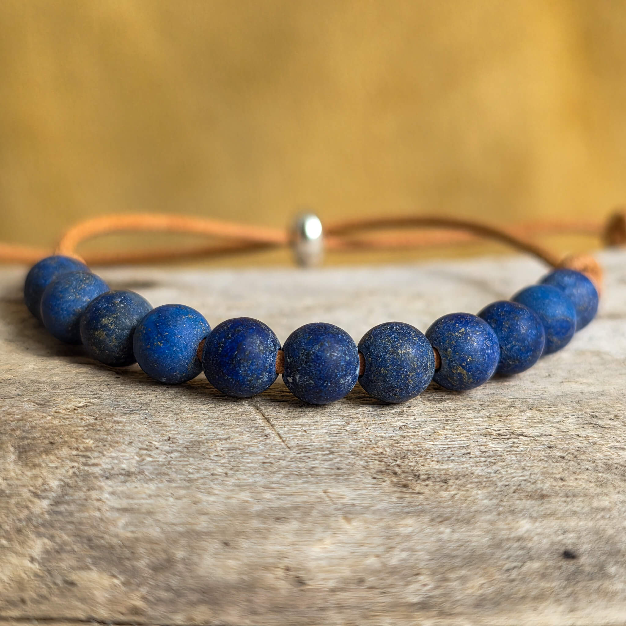 lapis lazuli 13 moons healing stone bracelet