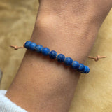 Lapis Lazuli 13 Moons Healing Stone Bracelet – Handmade Native American Jewelry