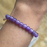 Amethyst 13 Moons Healing Stone Bracelet – Handmade Native American Jewelry